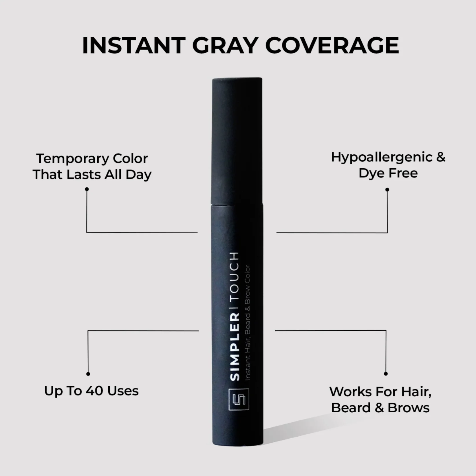 Simpler Touch - Instant Hair, Beard & Brow Color - Image 4